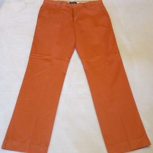 Banana Republic Orange 'chino' Trousers 33x30 NEW!